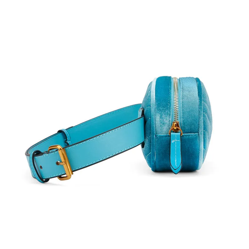 Amadeo Velvet - Quilted Belt Bag