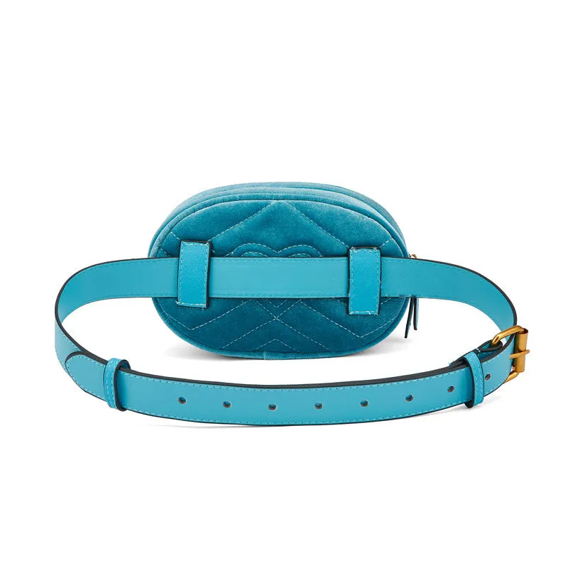 Amadeo Velvet - Quilted Belt Bag