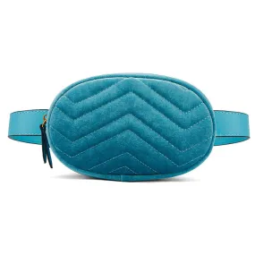 Amadeo Velvet - Quilted Belt Bag