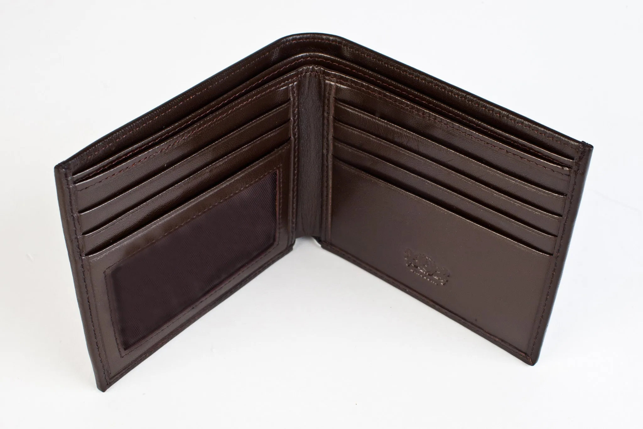 Avallone Executive Billfold Wallet - Brown