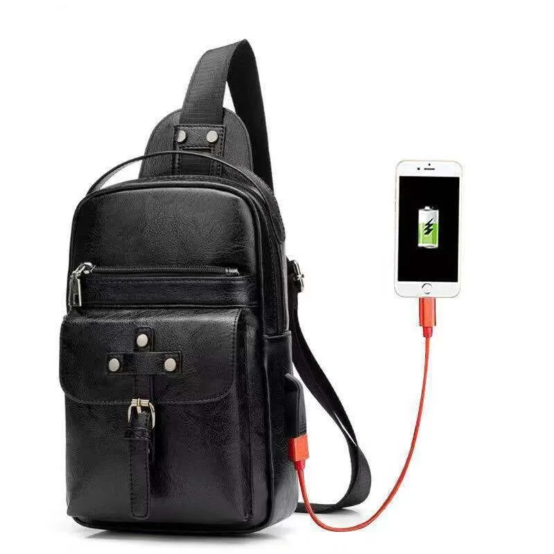Backpack Waist Shoulder bag compatible with Ebook, Tablet and for E&L 6P (2019) - Black