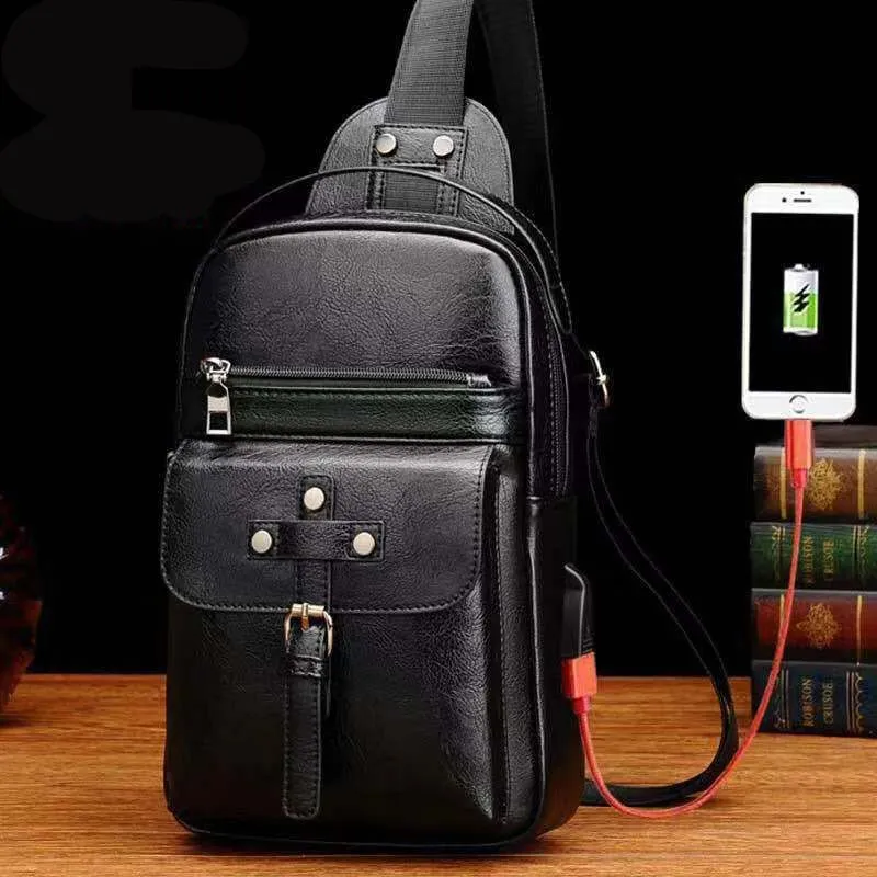 Backpack Waist Shoulder bag compatible with Ebook, Tablet and for E&L 6P (2019) - Black