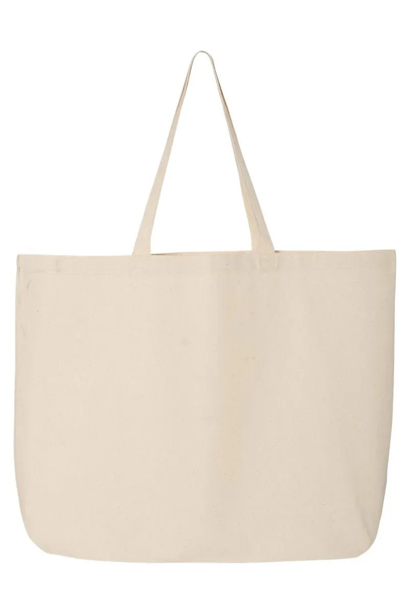 Bow And Kisses Canvas Jumbo Tote