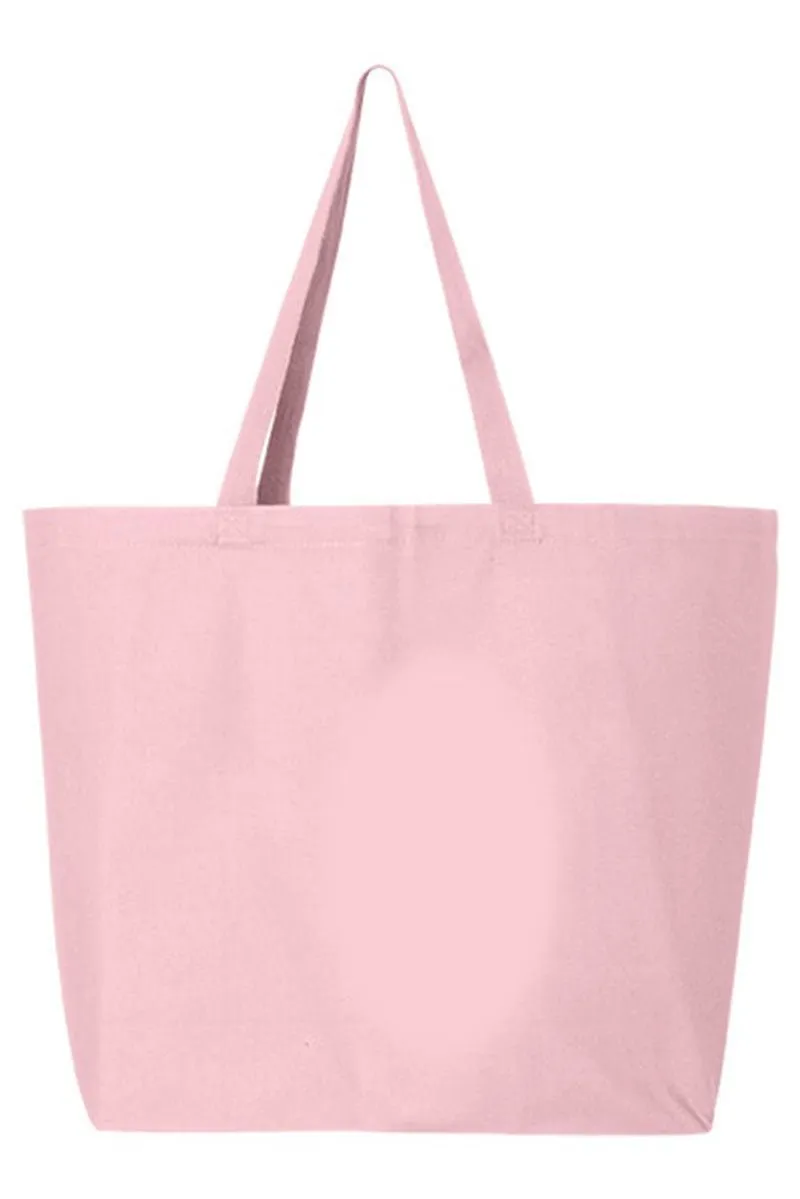 Bow And Kisses Canvas Jumbo Tote