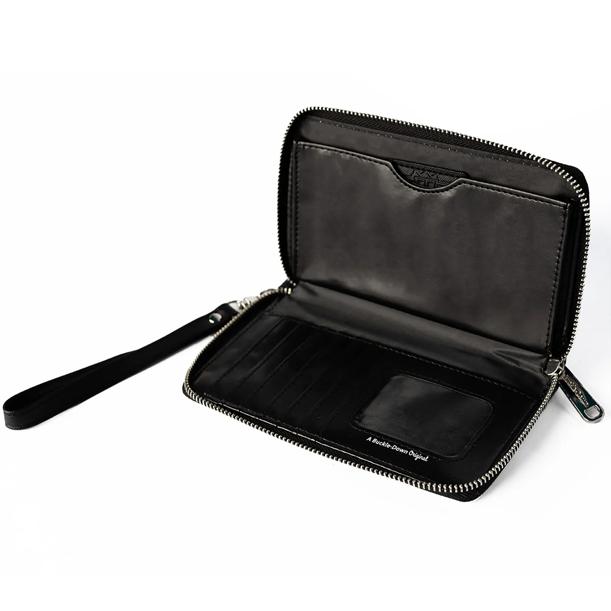 Chevrolet Bowtie Logo & Stripes PU Zip Around Rectangle Wallet
