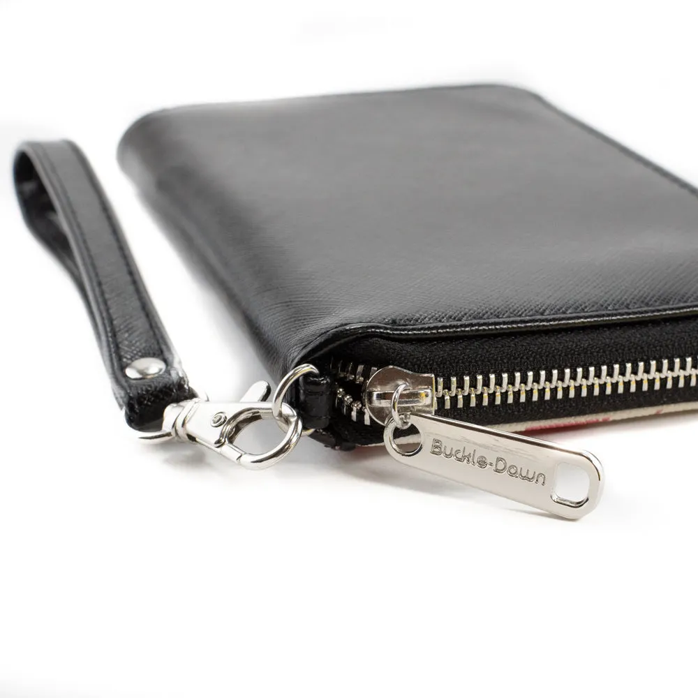 Chevrolet Bowtie Logo & Stripes PU Zip Around Rectangle Wallet