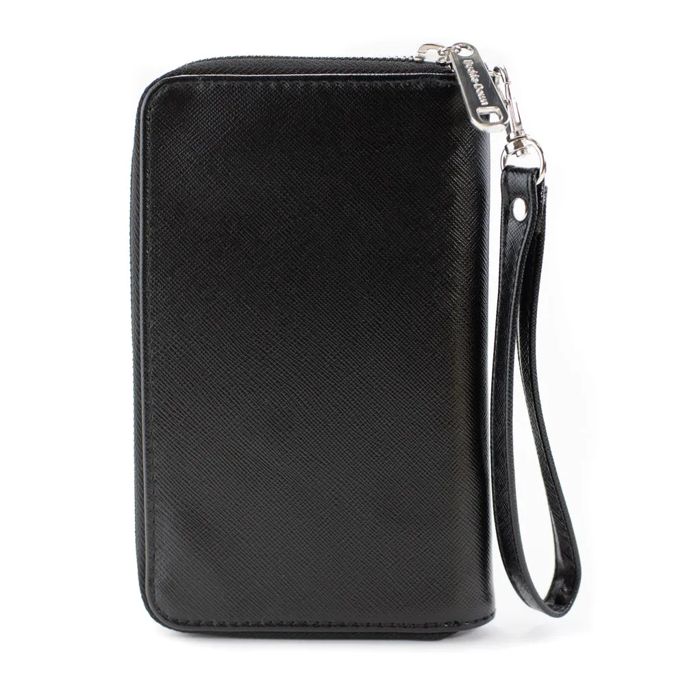 Chevrolet Bowtie Logo & Stripes PU Zip Around Rectangle Wallet