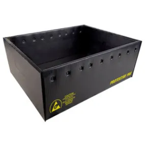 COLLAPSIBLE STORAGE CONTAINER, PLASTEK, 22-7/8 x 12-7/8 x 12-5/8-10PK