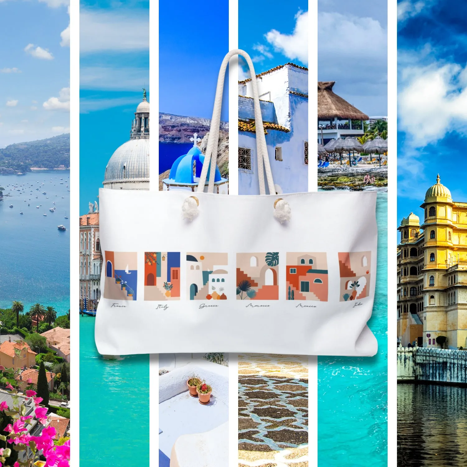 Countries Beach Bag
