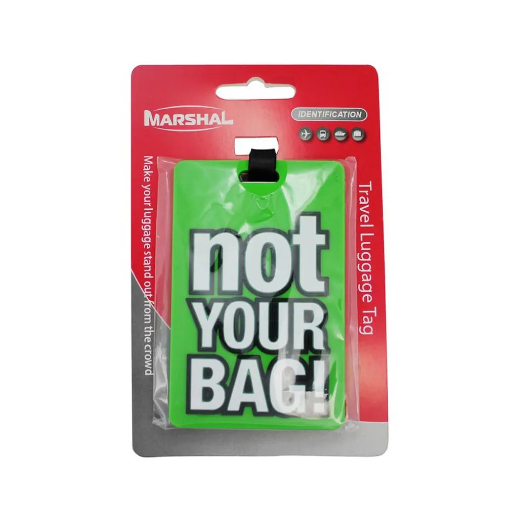 Funny Quote Soft Luggage Tag VS SKT 004