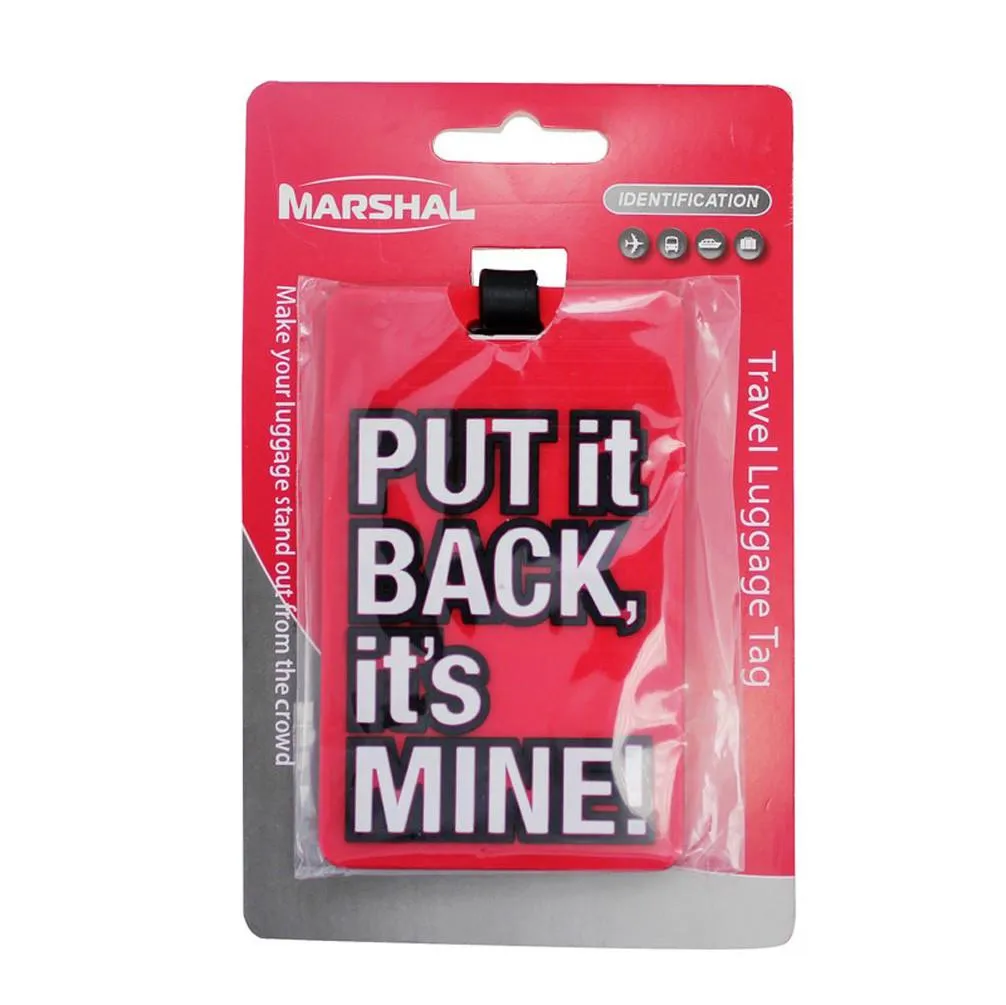 Funny Quote Soft Luggage Tag VS SKT 004
