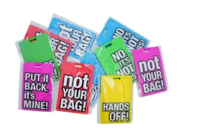 Funny Quote Soft Luggage Tag VS SKT 004