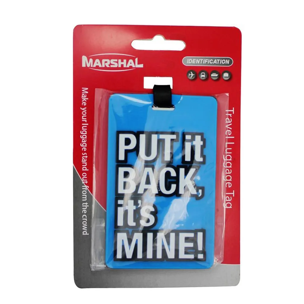 Funny Quote Soft Luggage Tag VS SKT 004