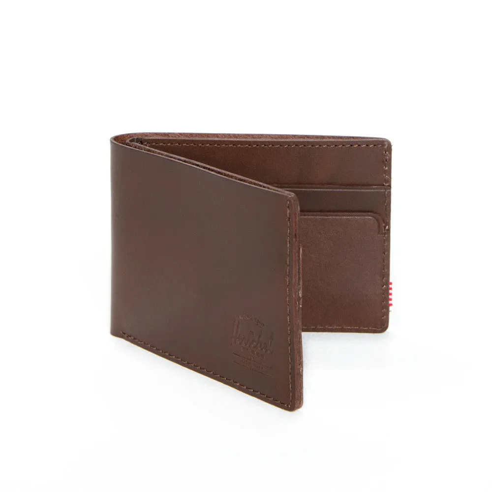 Herschel Supply Miles Wallet - Premium Leather Saddle Brown