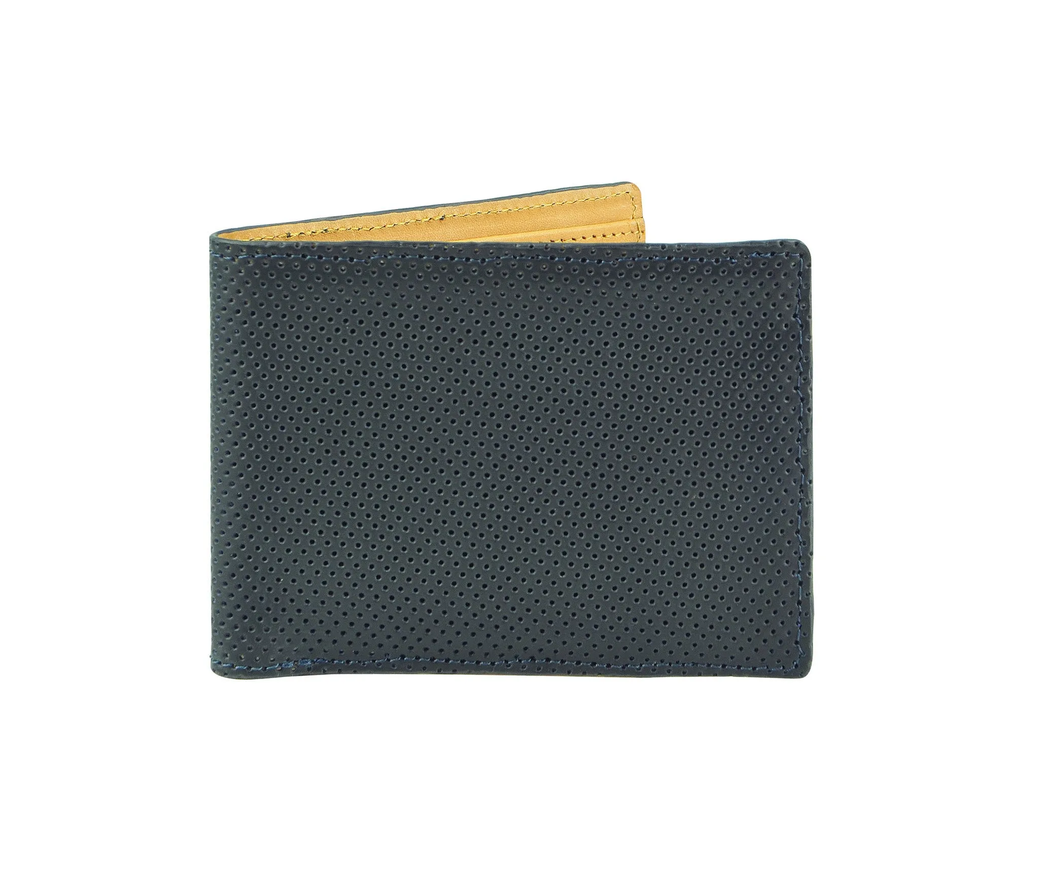 J. Fold Microperf Slimfold Wallet - Navy