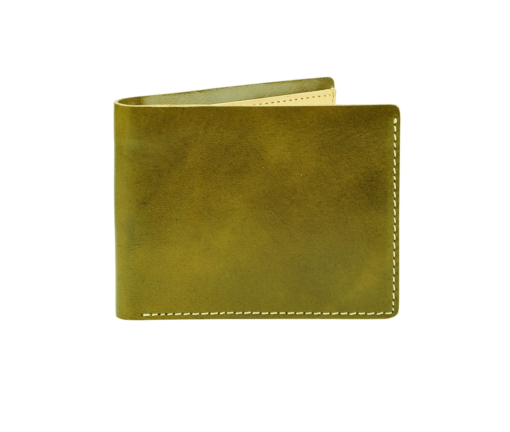 J Fold Superglaze Slimfold Wallet - Olive Green