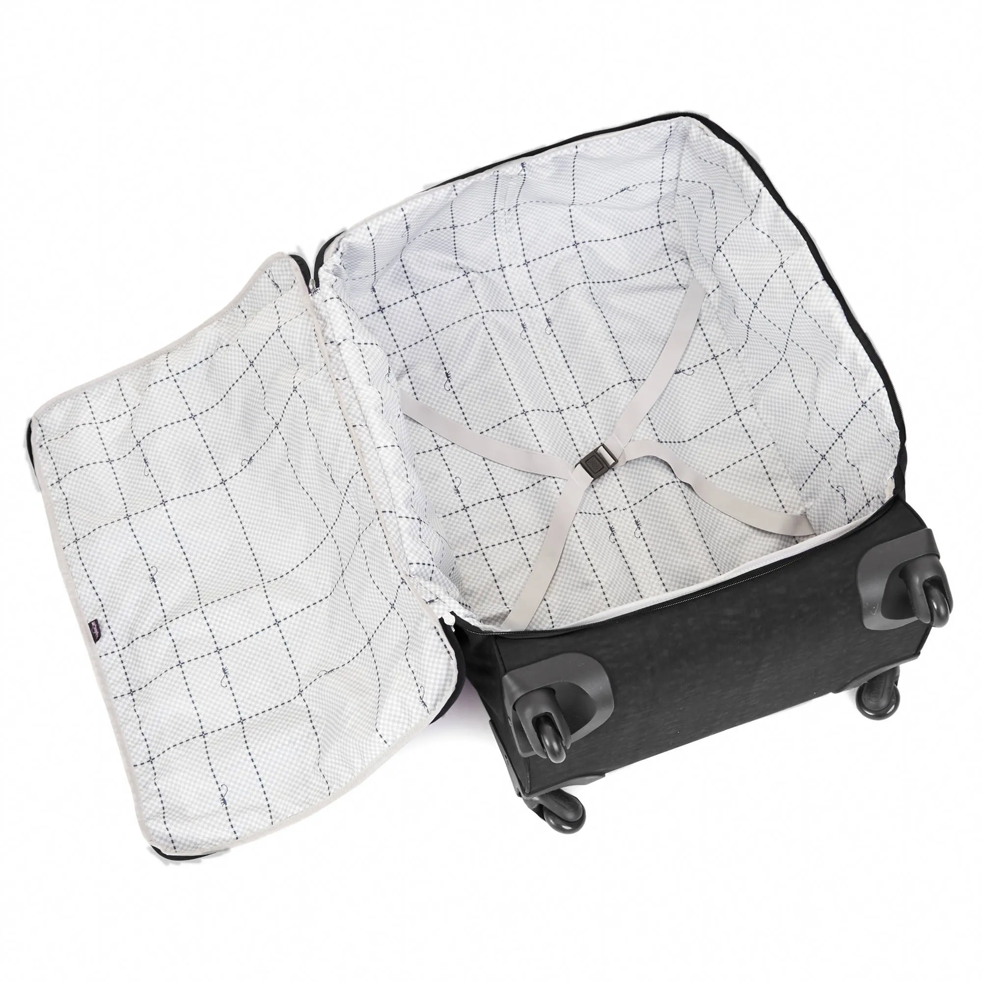 Kipling Darcey Medium Rolling Luggage - Black Tonal