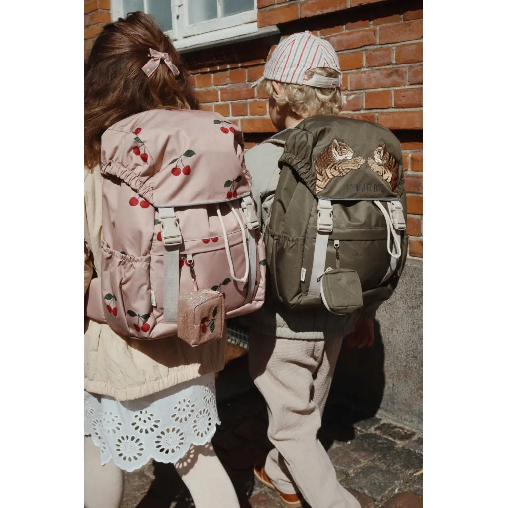 (KS100197)  CLOVER SCHOOLBAG -  MA GRANDE CERISE MAHOGANY