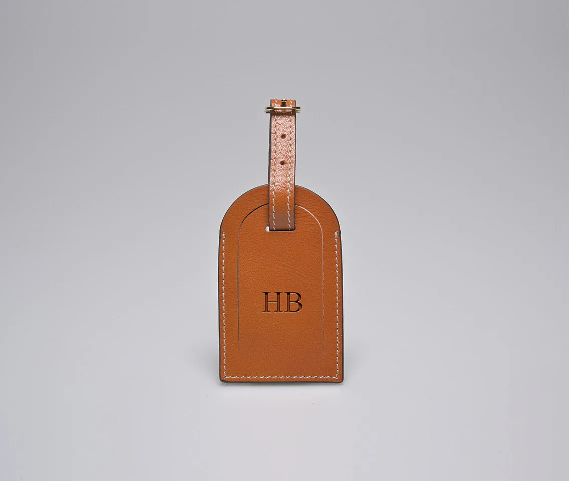 Leather Luggage Tag (Smooth Leather)
