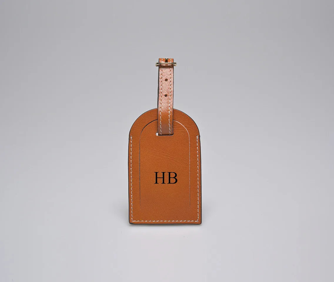 Leather Luggage Tag (Smooth Leather)