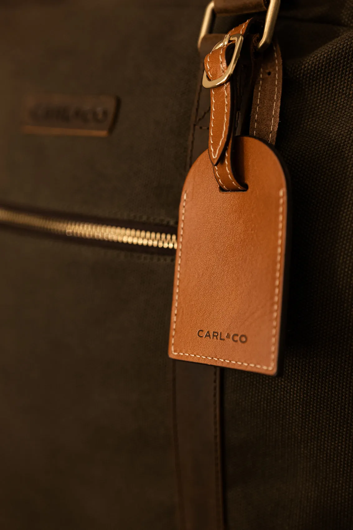 Leather Luggage Tag (Smooth Leather)