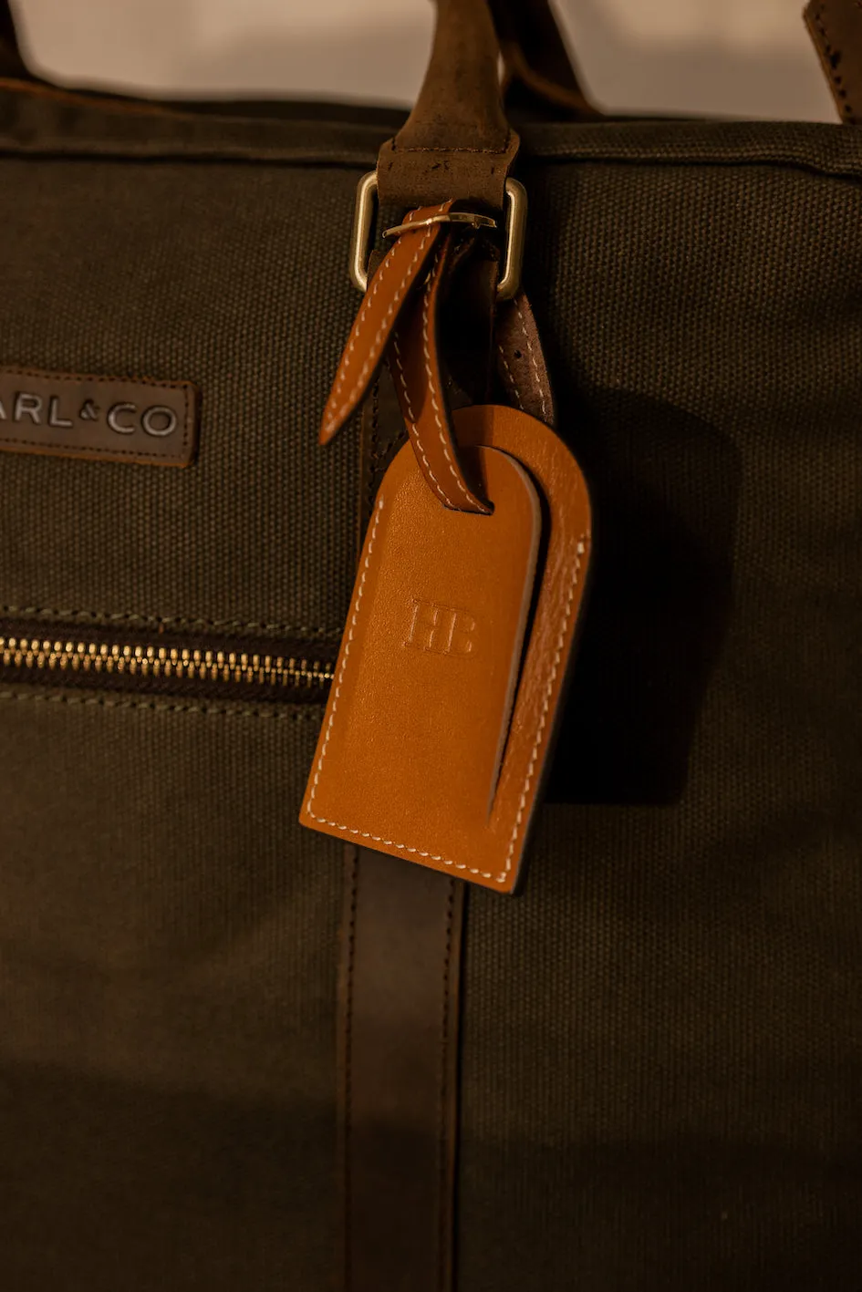 Leather Luggage Tag (Smooth Leather)