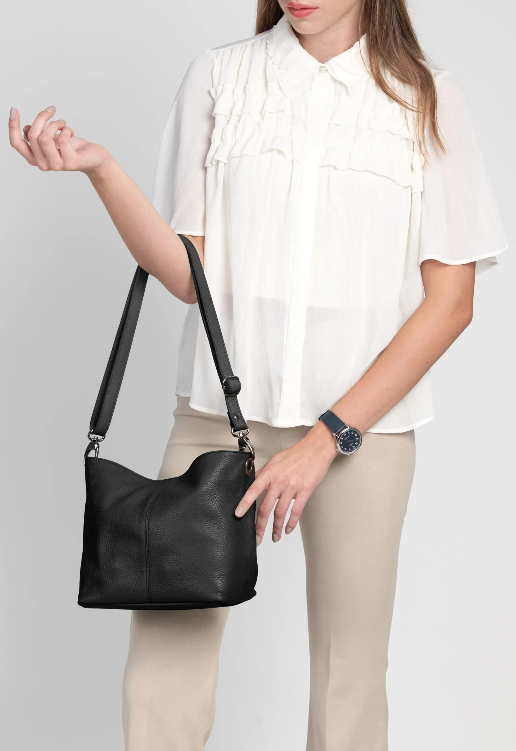 Lola Small Crossbody Black
