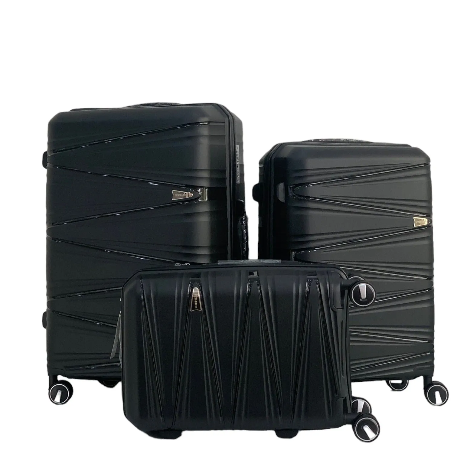 Luggage Sets Spinner Wheel Suitcase TSA Lock Suit Case- DEGREE VL012 Black