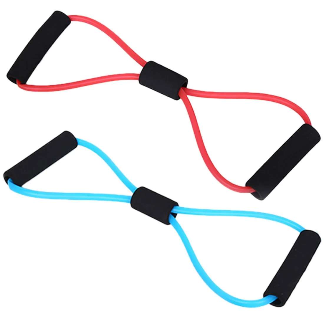 New 8 Shaped Resistance Bands Fitness Elastic Rubber Loops Latex Pull Rope Sports Rubber Expander Band Yoga Pilates Fitness Belt