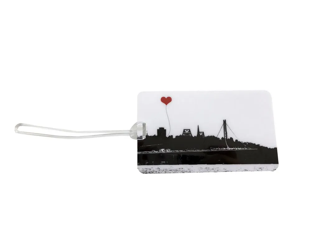 Oakland San Francisco Bay Bridge luggage tag