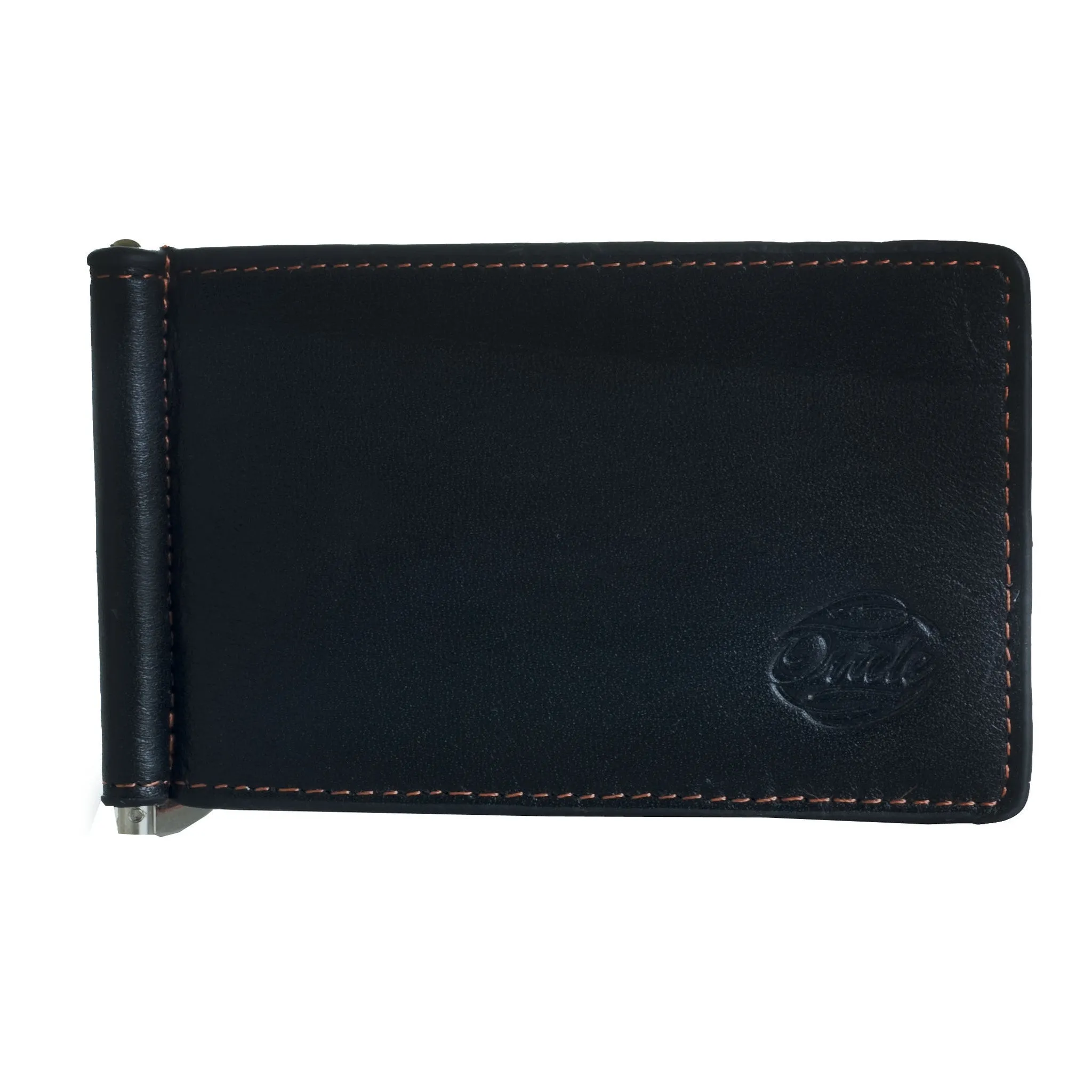 Orchill Captain Italian Wallet-- Black/Orange