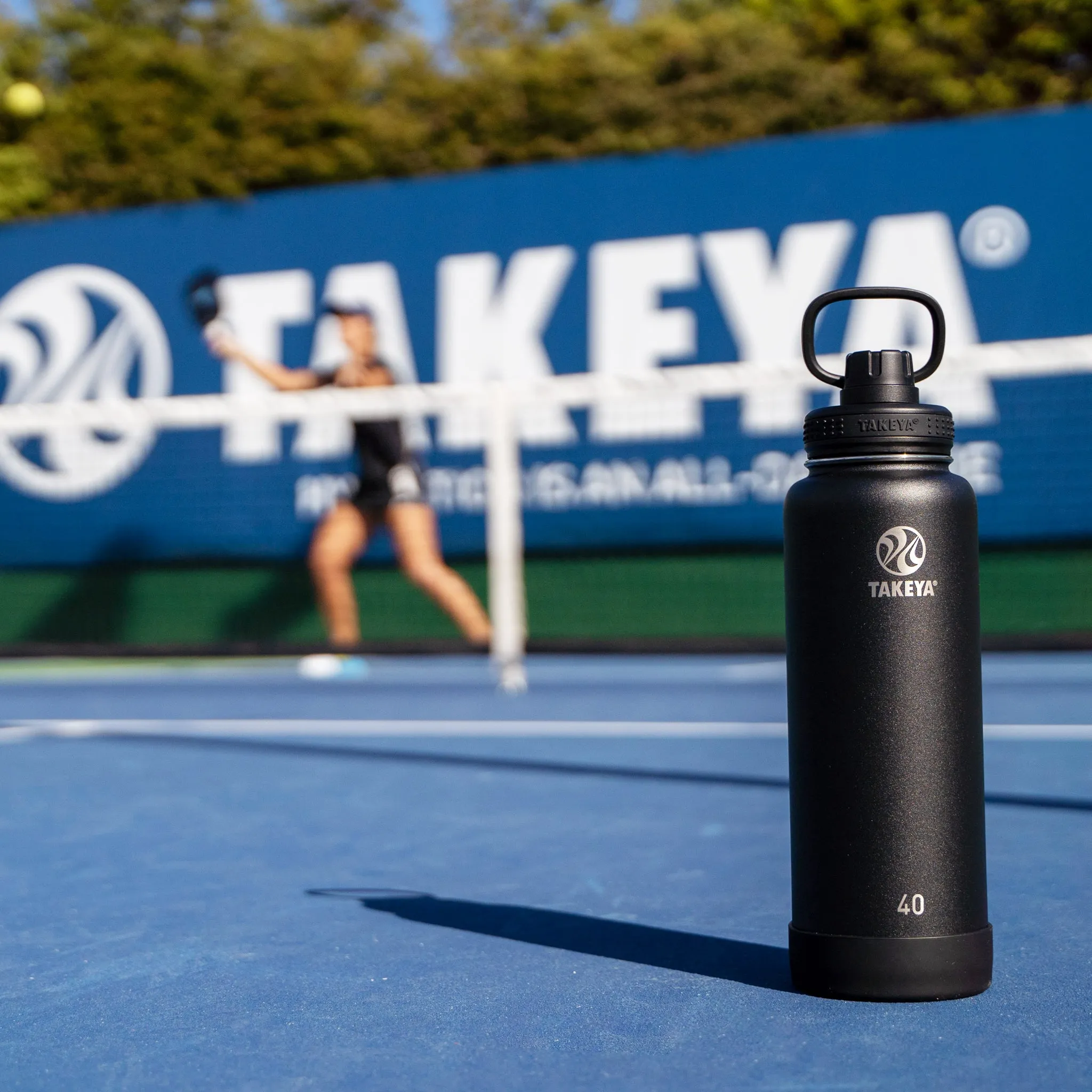 Pickleball Water Bottle with Sport Spout Lid