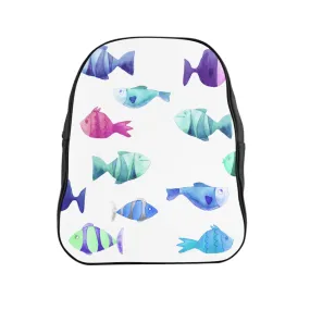 School Backpack Fish
