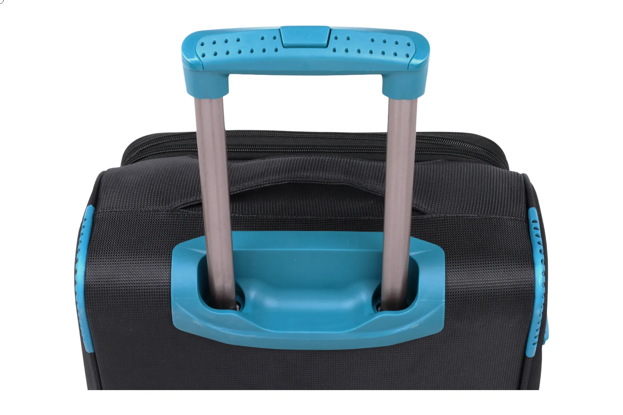Soft luggage strolley suitcase 38319