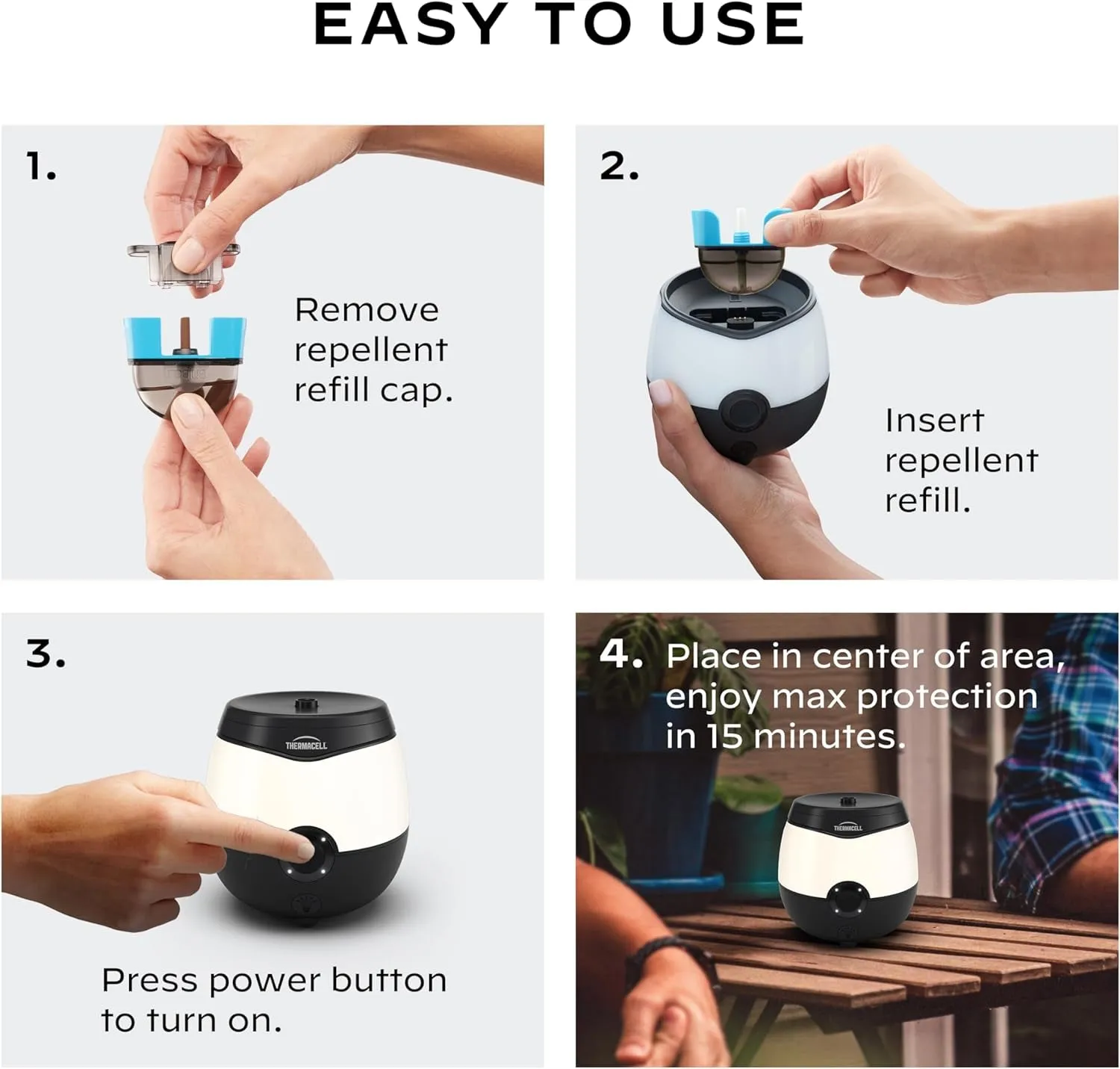 Thermacell Patio Shield E-Series: Ultimate Camping Mosquito Repellent