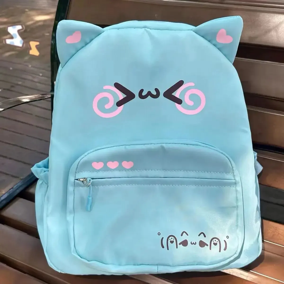 UAKISS  -  Cute Backpack Women Japanese Kawaii School Bag Casual Versatile Cartoon Design Print Sweet Fashion Backpacks for Ladies