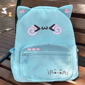 UAKISS  -  Cute Backpack Women Japanese Kawaii School Bag Casual Versatile Cartoon Design Print Sweet Fashion Backpacks for Ladies