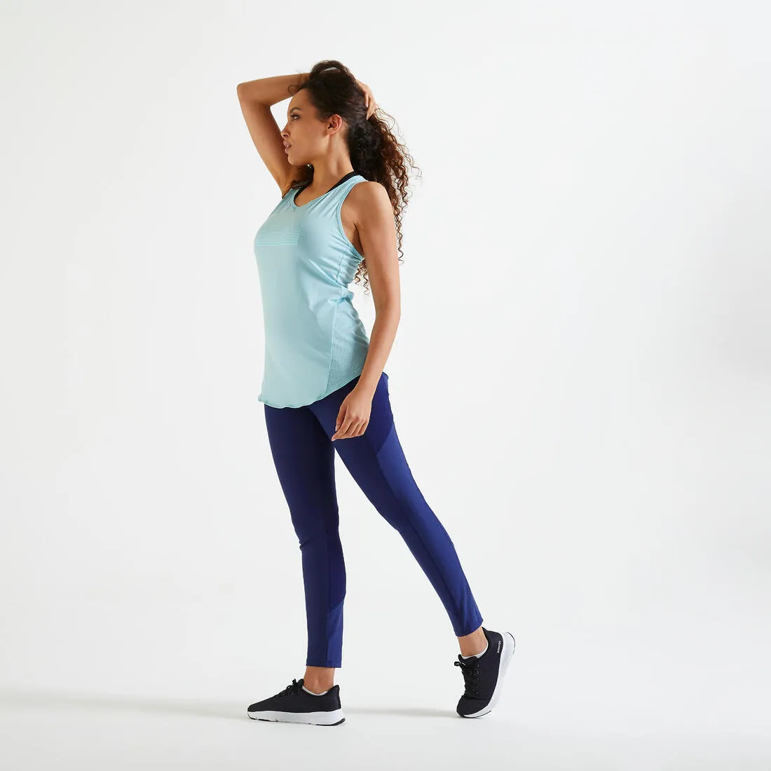 Women's Fitness Leggings with Pocket - Smoky